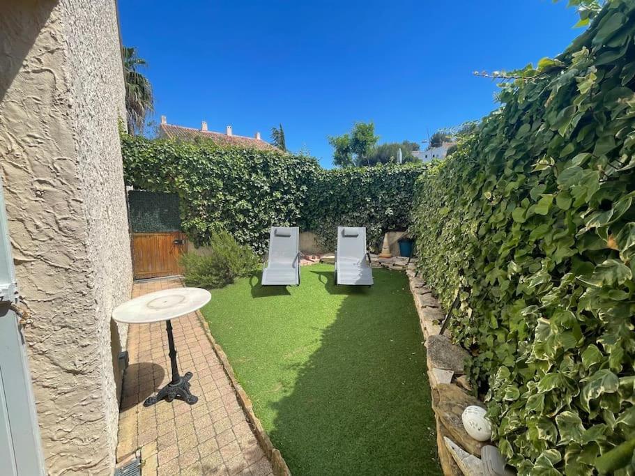 Appart-St Cyr Sur Mer-La Madrague-4Pers-Parking Saint-Cyr-sur-Mer Eksteriør bilde
